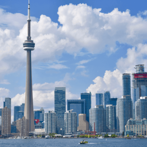 Flag or representation for Canada visa