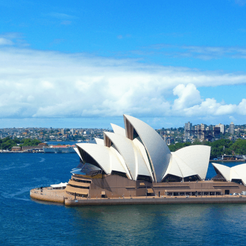 Flag or representation for Australia visa